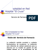 Areas en Servicio de Farmacia - Nivel Complejidad