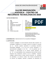 Plan Anual de Capacitacion Docente 2020