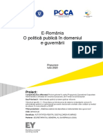 Livrabil A12 - Propunere de Politica Publica in Domeniul e Guvernarii PDF