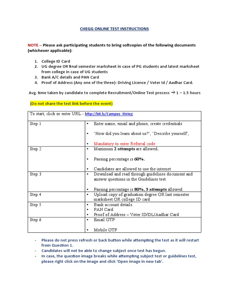 Instruction Sheet - Campus Drive | PDF