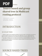 Source Based and Group: Shared Tree in Multicast Routing Protocol