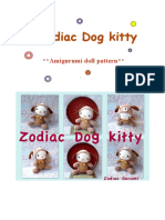 Zodiac Dog Kitty - Crochet Amigurumi Doll Pattern PDF