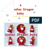 Zodiac Dragon Baby - Crochet Amigurumi Doll Pattern PDF