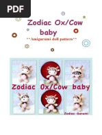 Zodiac Ox Baby - Crochet Amigurumi Doll Pattern PDF