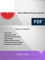 Role of Smes in Economic Growth: Presented by