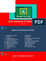 Gestión de clases en Google Classroom