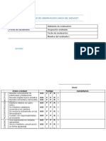 Registro de Observacion Unica Del Mohost