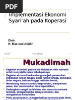 Download Ekonomi Syariah pada Koperasi by H Masoed Abidin bin Zainal Abidin Jabbar SN4818368 doc pdf