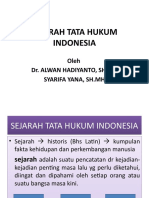 3 Sejarah Tata Hukum Indonesia