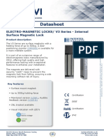 Datasheet: ELECTRO-MAGNETIC LOCKS/ V3 Series - Internal Surface Magnetic Lock