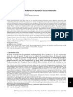 Measuring Temporal Patterns in Dynamic Social Networks: ACM Reference Format