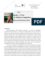 Noam Chomsky: A New Paradigm in Modern Linguistics