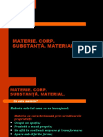 Materie - Corp.substan .Material