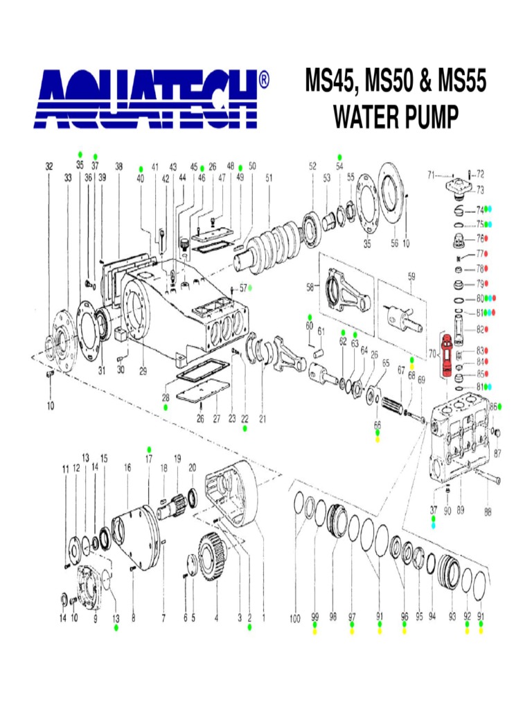 MS45 MS50 MS55 General Pump.. | PDF | Valve | Piston