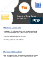 Search of Case Laws