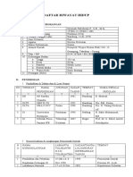 Daftar Riwayat Hidup