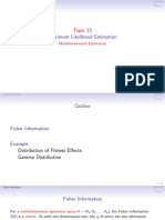 Maximum Likelihood Estimation: Topic 15