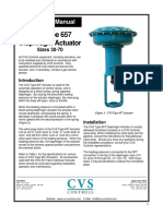 CVS Type 657 Diaphragm Actuator: Instruction Manual