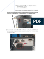 Manual para Fallar Varillas de Acero A Tracción en La Maquina Universal PDF