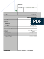 Quality Report: Project Title Sample Project