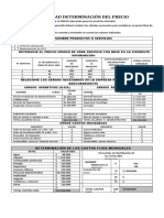 Actividad Determinación Del Precio