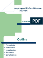 Gastro-Oesophageal Reflux Disease (GORD) : Abhishek Reekhaye