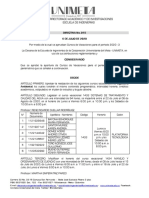 Directiva No 015 CursosVacacionales Escuela Ingeniería 2020B 070702020 PDF
