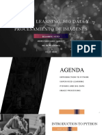 Machine Learning, Big Data and Image Processing