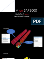 3D FEM On SAP2000