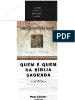 ENCICLOPÉDIA - Quem É Quem Na Bíblia Sagrada - Paul Gardner PDF