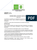 Informe estación climatológica UIS