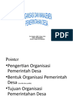 BAB 3  ORGANISASI DAN MNJ PEMERINTAH DESA