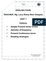 MODULO - ENGLISH FOUR - UNIT 1.docx