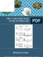 Tema 2. Subsistemas de Un Sistema de Produccion Agricola