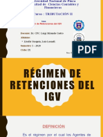 Régimen de Retenciones Del Igv - Casos Prácticos