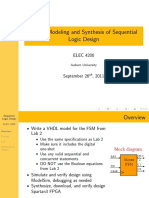 VHDL Modeling and Synthesis of Sequential Logic Design: ELEC 4200