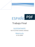 Español-Trabajo Final - LR-20-20087