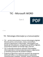 Word - Formatarea Documentelor