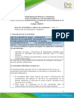 Guia de Actividades y Rubrica de Evaluacion - Fase 2 - Mecanismos de Participación Ciudadana PDF