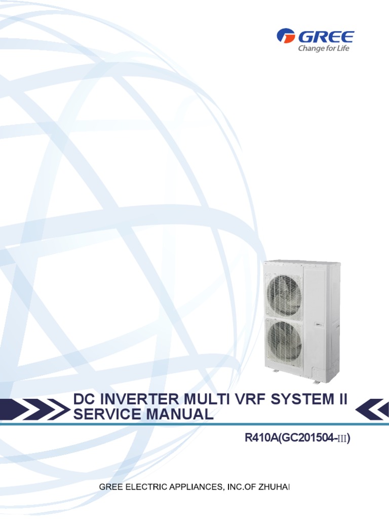 Gree VRF System II Service Manual | PDF | Air Conditioning | Usb