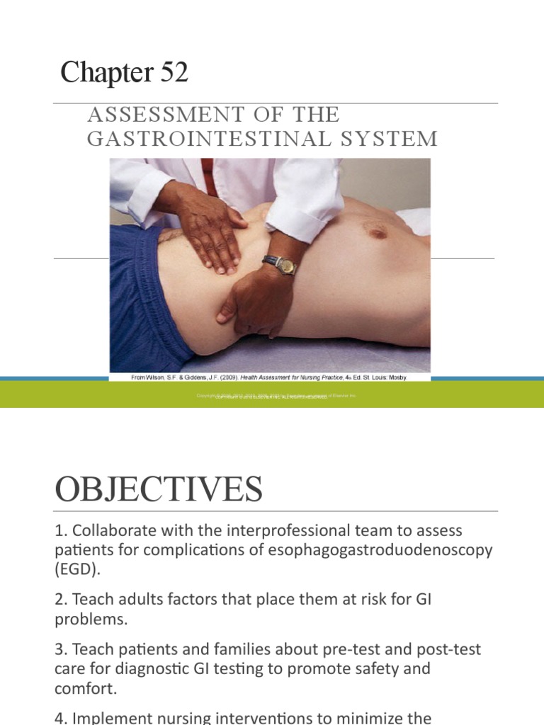 Assessment of The Gastrointestinal System | PDF | Gastrointestinal ...