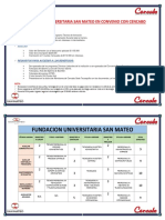 La Fundacion Universitaria San Mateo en Convenio Con Cencabo PDF
