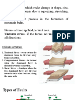 Rock Deformation and Mountain Building Processes