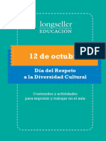 12 de Octubre Dia Del Respeto A La Diversidad Cultural Actividades y Leyendas PDF