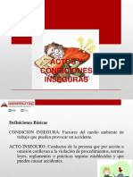 Actos y Condiciones Inseguras en El Trabajo