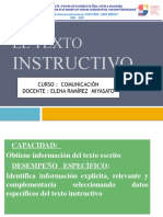 El Texto Instructivo