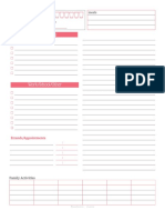 Blush Daily Planner or Tasklist PDF