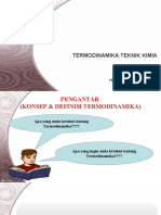 Konsep & Definisi Termodinamika