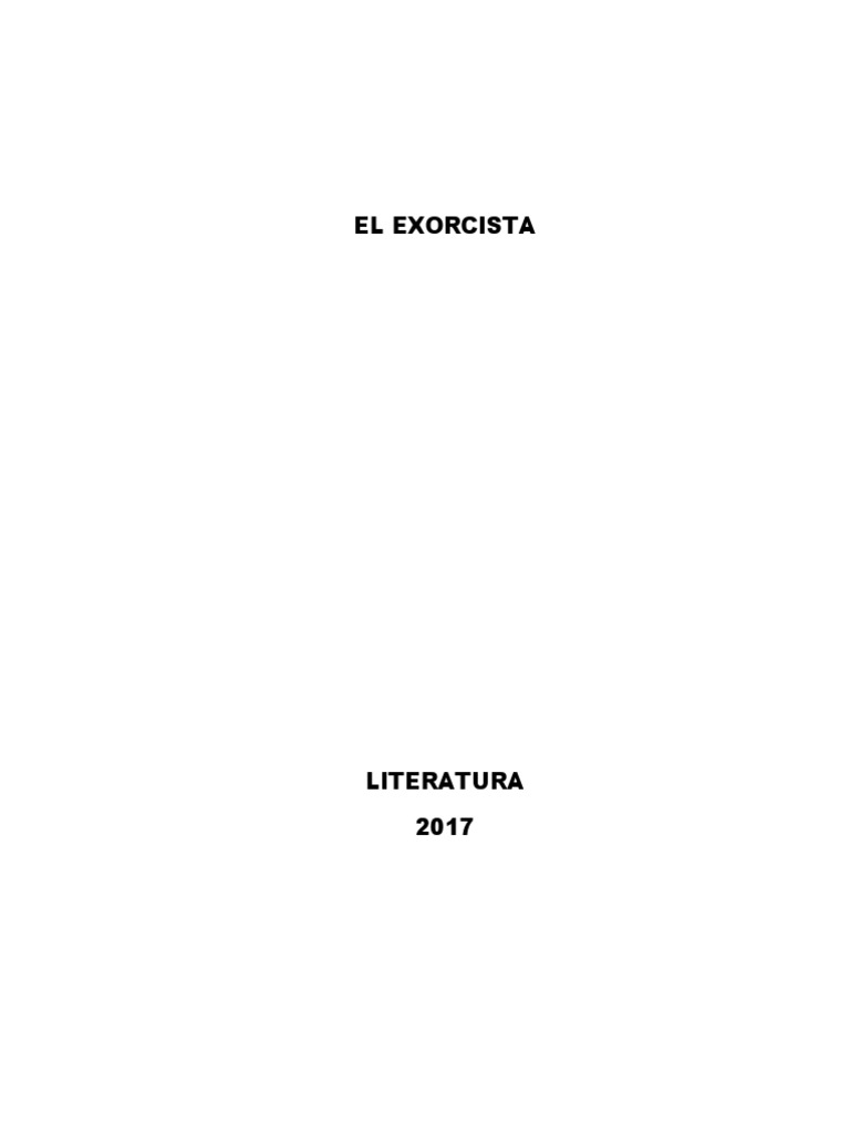 El Exorcista | PDF
