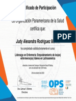 Liderazgo en Enfermería Empoderamiento de Los (Las) Enfermeros (As) Líderes en Latinoamérica (Autoaprendizaje) - Certificado Del Curso 889419